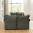 Hepworth 6 - Piece Corduroy Sectional Sofa-109010685