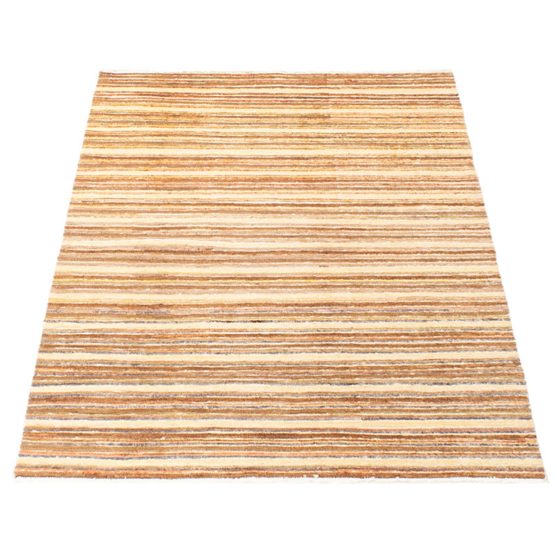Tapis kaki Finie Peshawar Ziegler 4 pi 1 po x 6 pi 0 po