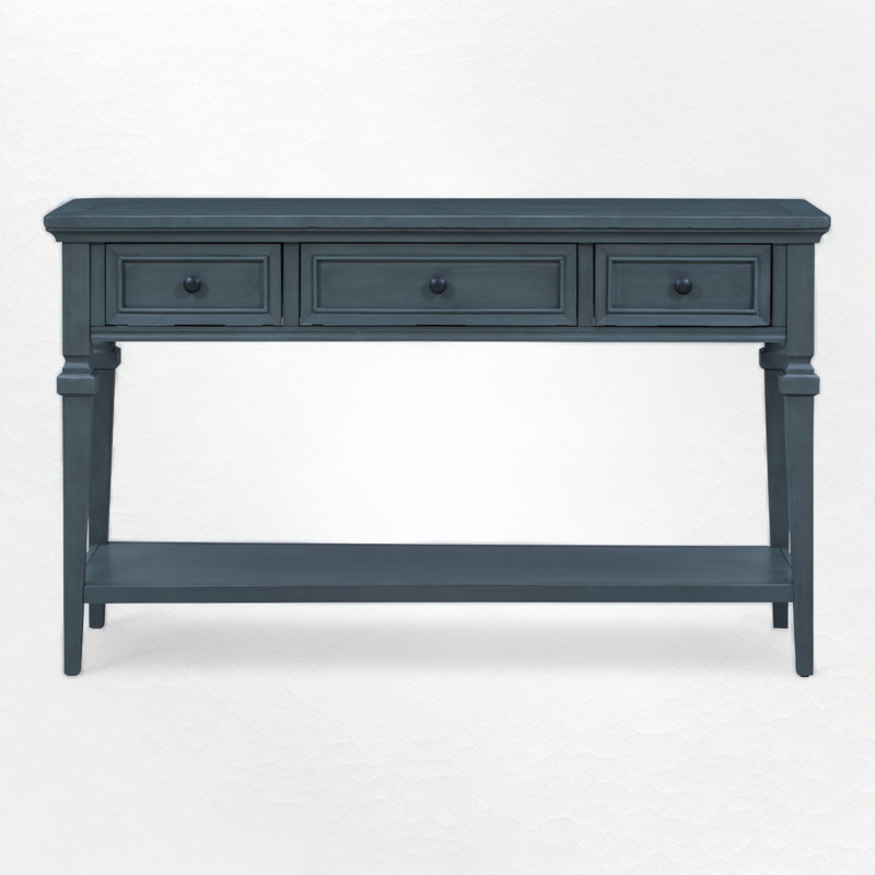 Shanahan 50'' Console Table, Navy