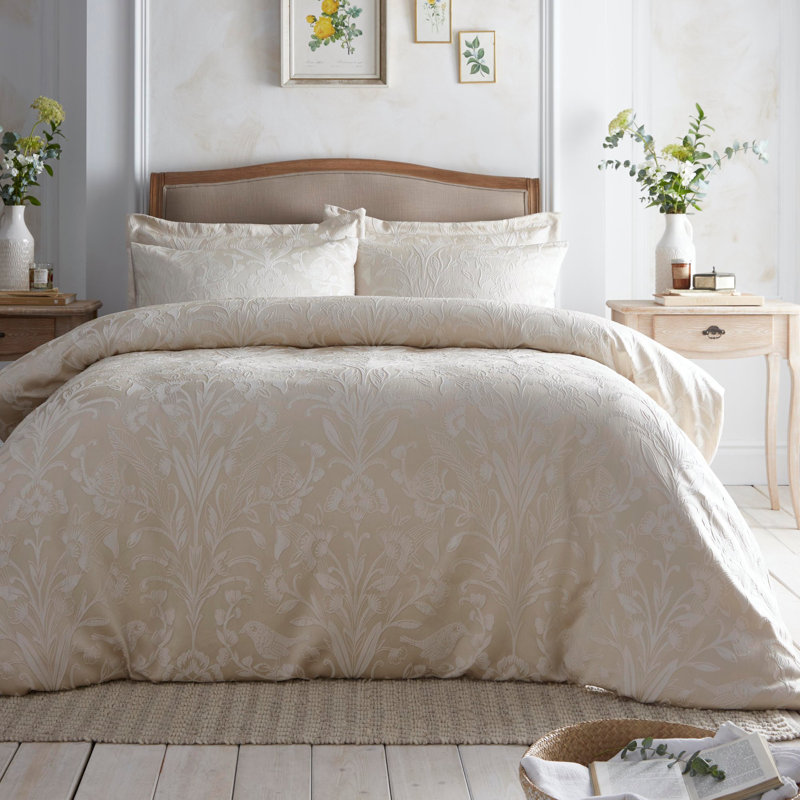 Polyester Floral Duvet Cover Set with Pillowcases Included, Super King - 2 Standard Pillowcases