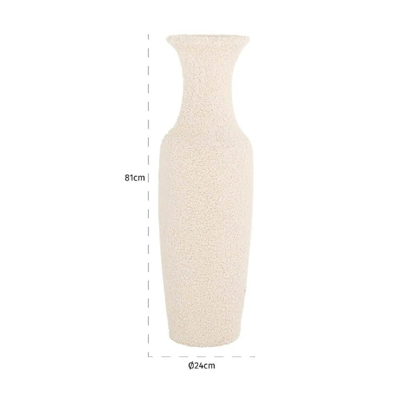 Vase, H 32 po x l 11 po x P 11 po