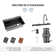 Lefton 33"x22" Single Bowl Stainless Steel Kitchen Sink Ks2206l With 1/2 Hp Continuous Feed Garbage Disposal Lgd-513