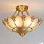 Luminaire suspendu en verre Lotus