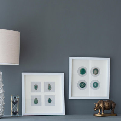 S/2 15.57x1.2x15.7" Shadow Box Wall Décor