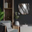  «Cross Ways 3» par Alonzo Saunders, art mural en métal, 24 po x 24 po-1773750774
