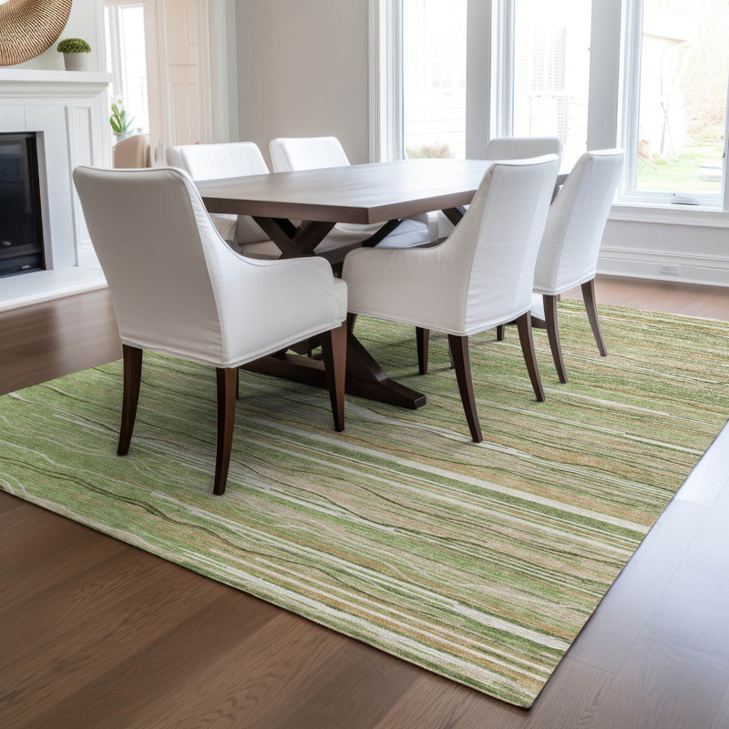  Machine Washable Indoor/Outdoor Chantille ACN996 Paprika Area Rug, Rectangle 3' x 5'