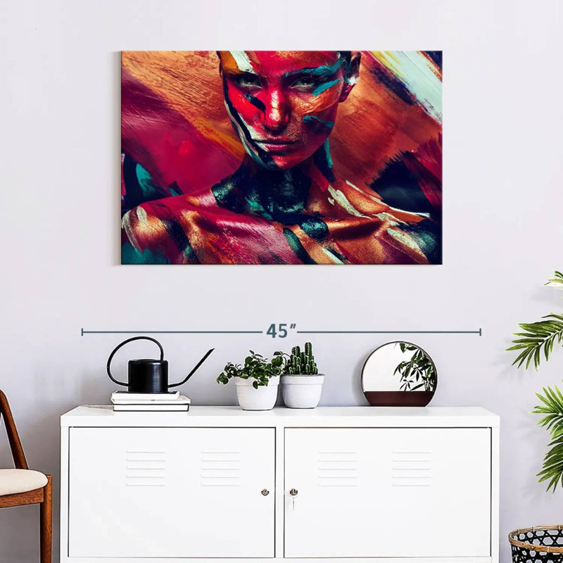 Senne Amazon Female Portrait, 24" H x 36" W
