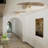 1-lamp beige rattan adjustable ceiling light