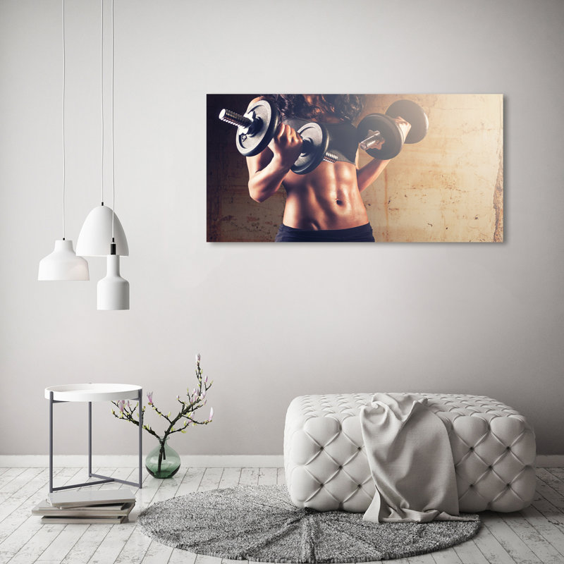 Muscle Building - Wrapped Canvas Print