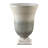 Glass Vase with Aluminum Connector and Stone Base in Glam Style Crafted from Glass Metal and Stone-2122176113