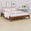Base de lit plateforme en bois avec support en lattes de bois-1936933441