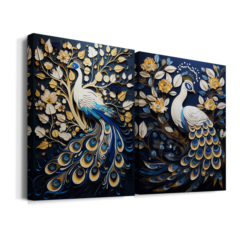 ANIMALS Series CCxxx - Toile tendue avec châssis de qualité supérieure - Prêt à être accroché, H 27 po x l 36 po