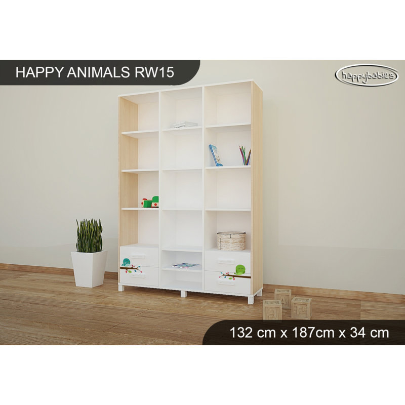 187cm H X 132cm W Kids Bookcase, Light Pear