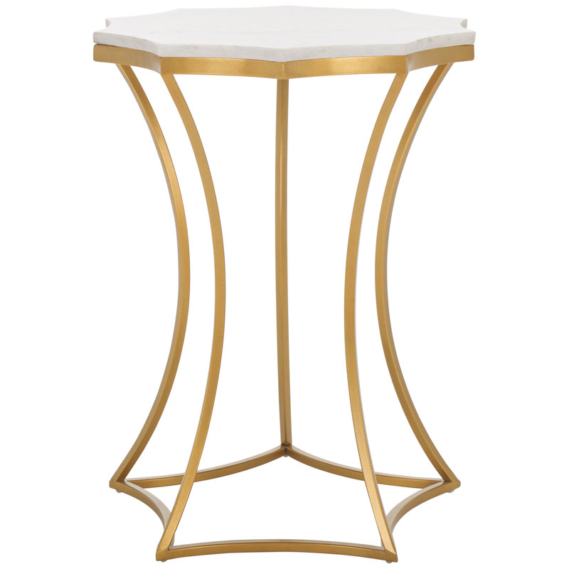 Jeaneta Marble Top End Table