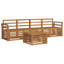 253cm Wide Patio Sectional Set