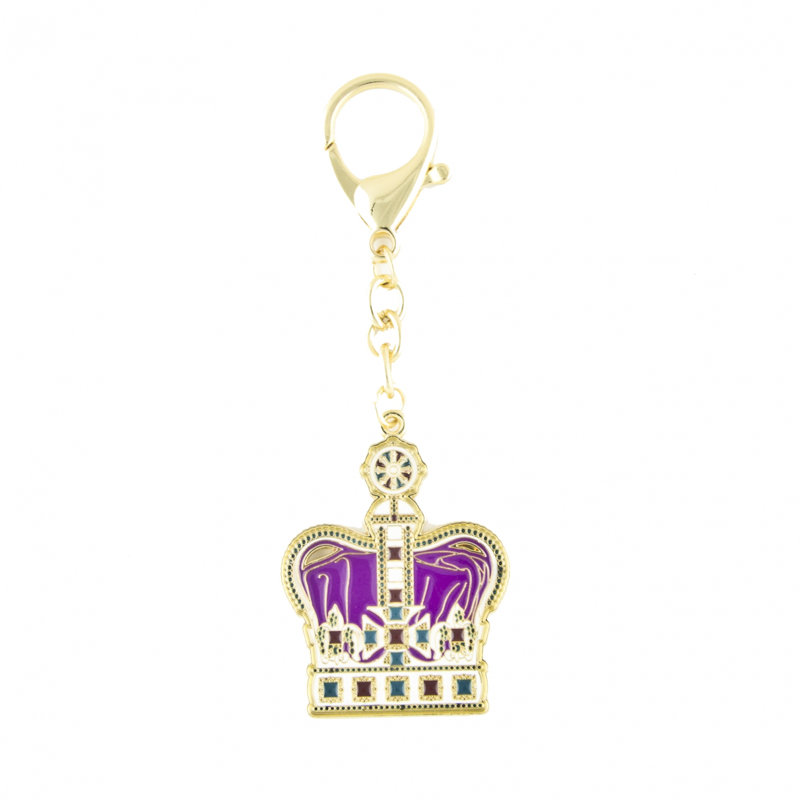 Feng Shui Import 2'' W Gold/Purple Key Chain