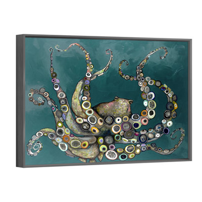 «Marine Animal Octopus», reproduction d'un seul cadre photo sur toile