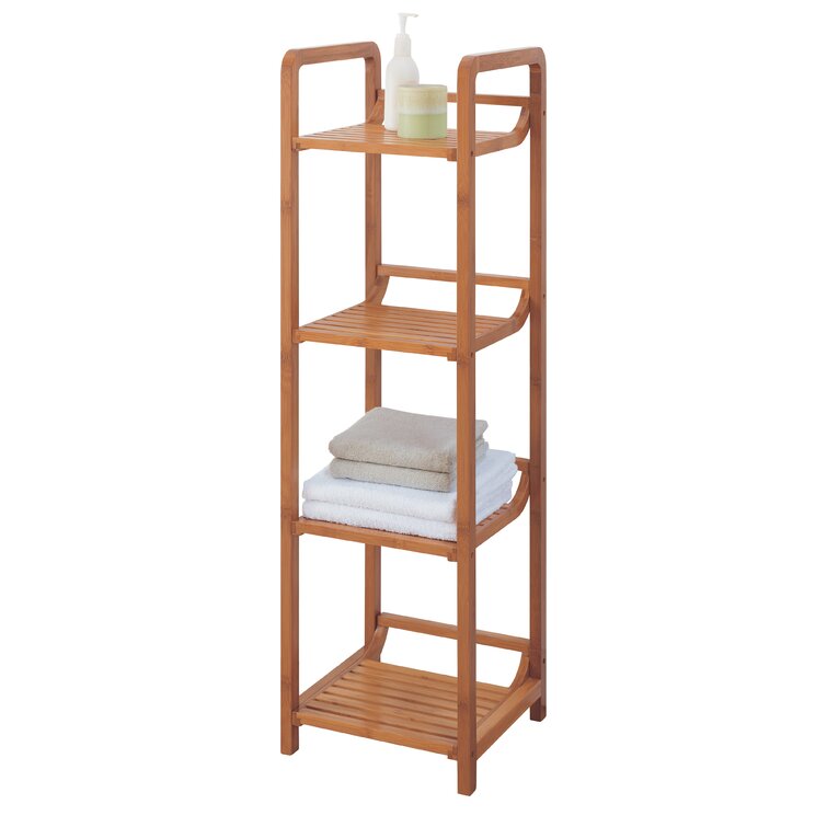 Bay Isle Home Larock Freestanding Bamboo Shower Caddy & Reviews