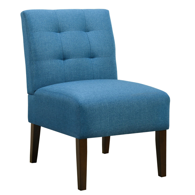 Upholstered Accent Chair, Blue 