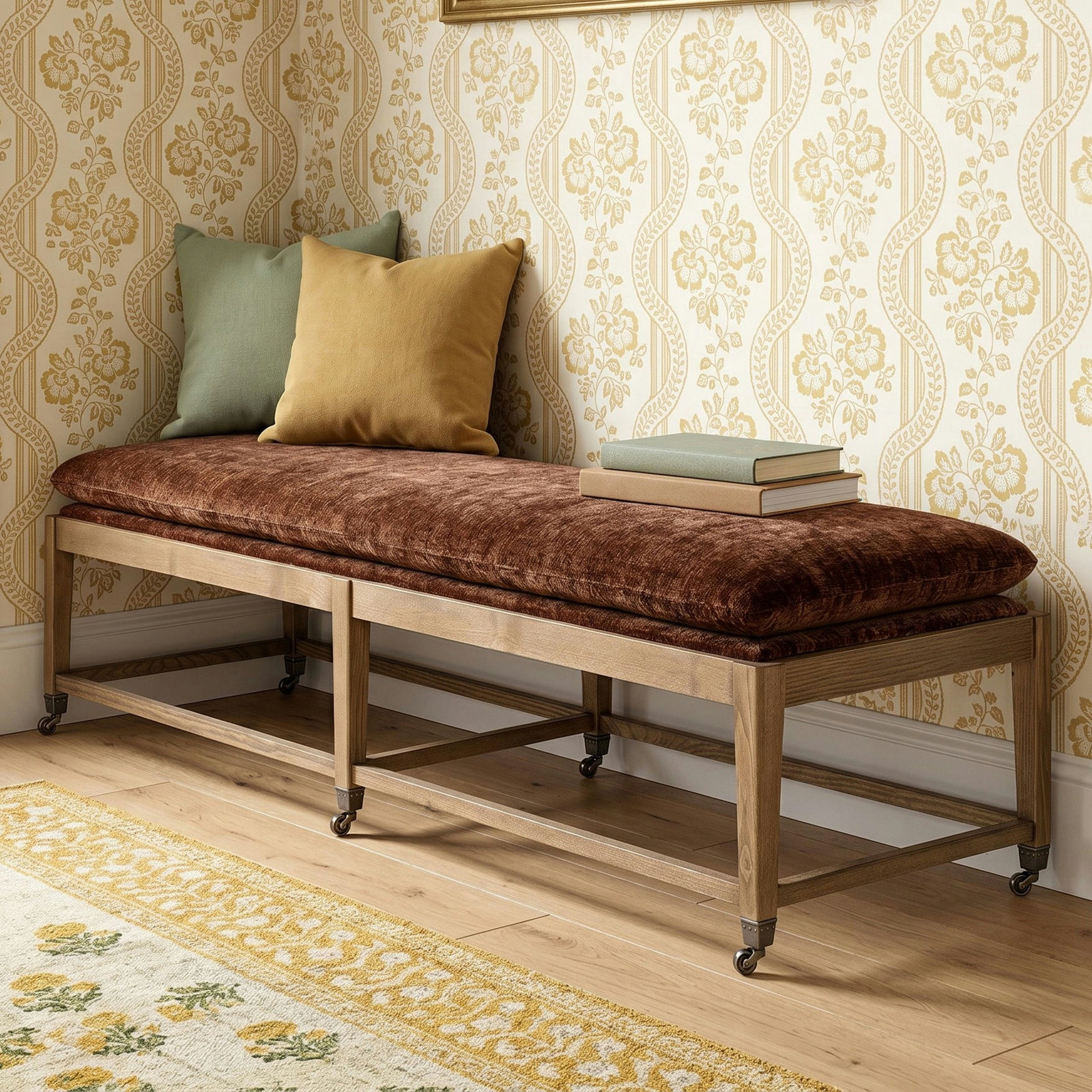 Eleanor Accent Bench, Altair Sienna
