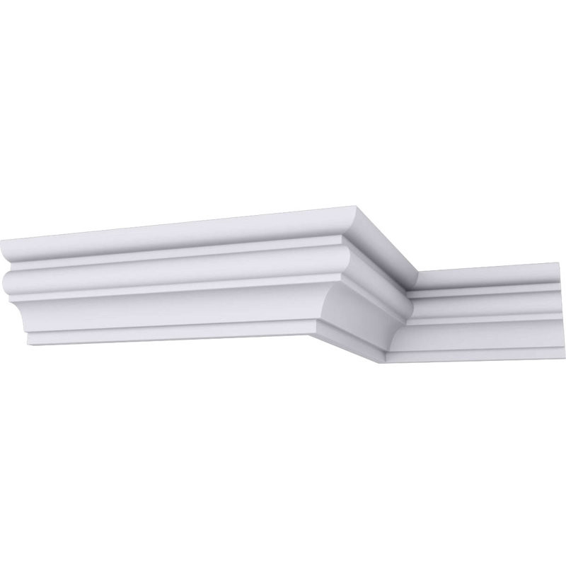 2 7/8"H x 1 7/8"P x 3 1/2"F x 94 1/2"L Asa Smooth Crown Moulding