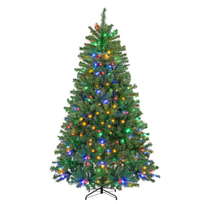 Christmas Tree with Colorful Light