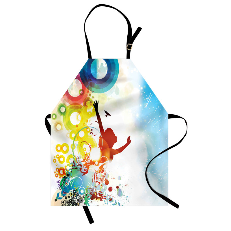 No Pattern Bib Apron