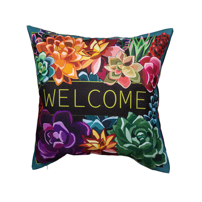 Housse de coussin interchangeable Summer Succulent