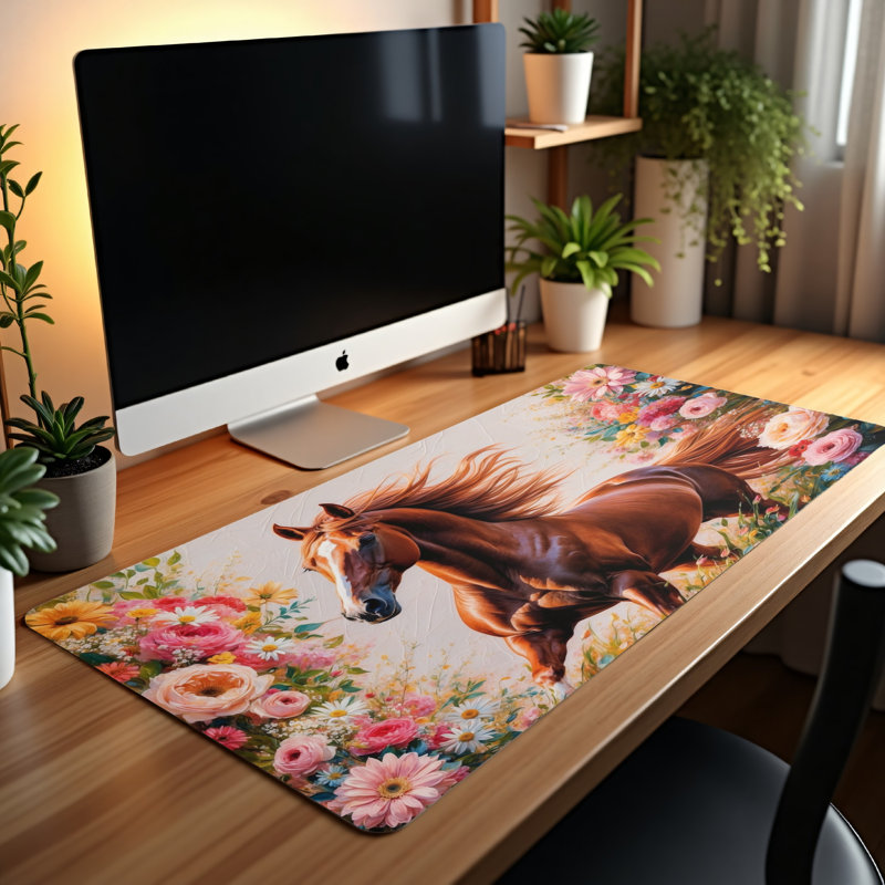 Polyester Desk Pad, 14.4x12.1