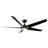 62" Lucid 5 - Blade Outdoor/Indoor Smart Standard Ceiling Fan with Remote Control and LED Light Kit Included, Works With Alexa and iOS or Android App-82984180