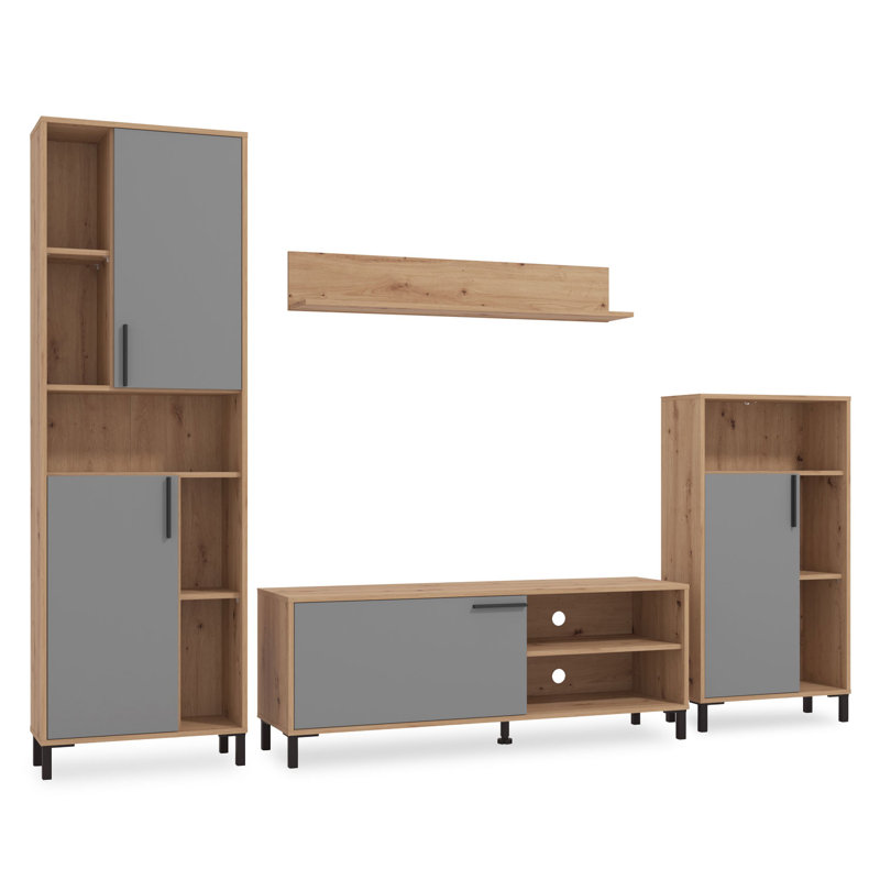 Abbye TV Stand for TVs up to 60", Grey