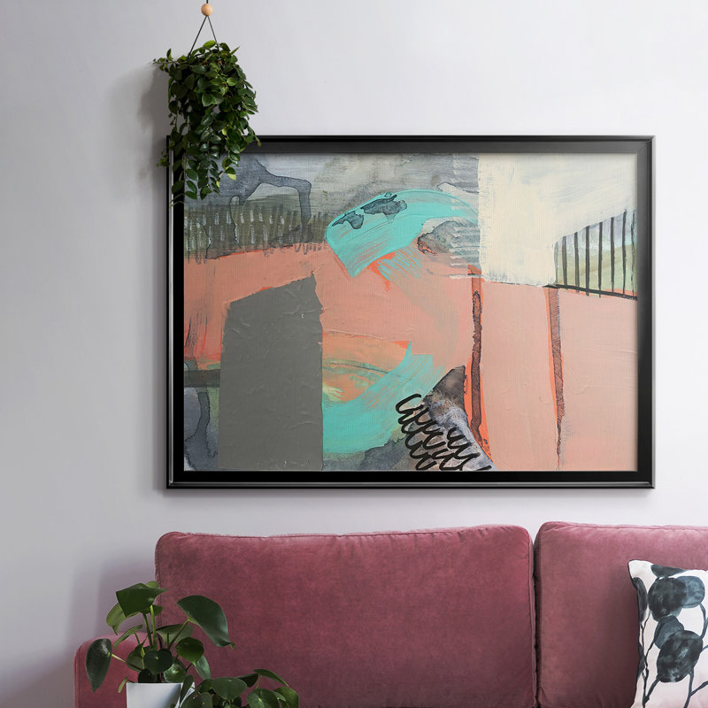 Over, Under & Through IV, reproduction d'art sur toile, Noir, H 30 po x l 44 po x P 1,5 po