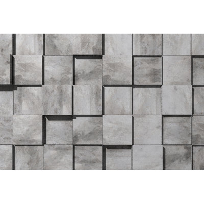 " Textured Stone Cubes " by Erllre