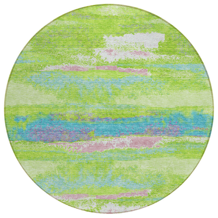 Aleighna Area Rug with Non-Slip Backing