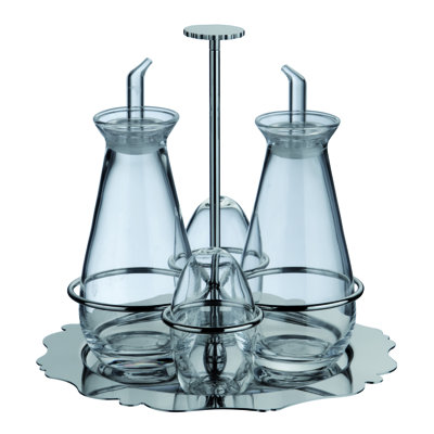 Dolce Vita Stainless Steel Oil and Vinegar Set