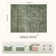 Watte Vintage Floral Border Washable Area Rug with Non-Slip Backing for Living Room & Bedroom