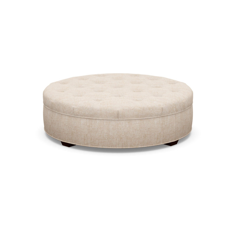 Round Ottoman, Walnut, 9637-49