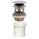 Integrated Overflow Drain 1-1/2 in. NPSM Coarse Thread Tip-Toe Mechanism with PVC Adapter