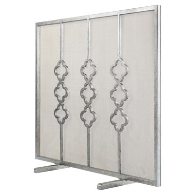 Pare-étincelles en fer Quatrefoil