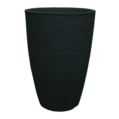 Pot à fleurs conique moderne Aspen & Fig, pot en résine durable, résistant aux intempéries et aux rayons UV, pots de grande taille pour une utilisation intérieure et extérieure, pots de fleurs légers pour patio, terrasse