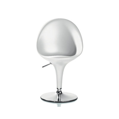 Bombo Plastic Seat Reception Chair with Metal Frame