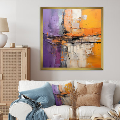 Collage Impressions IV sur toile