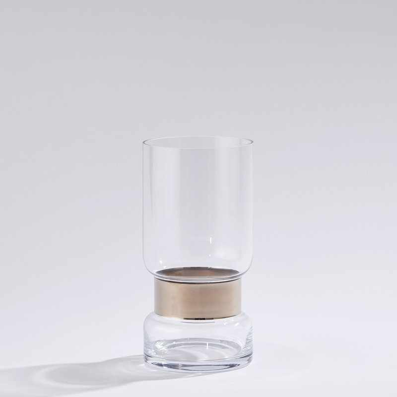 Hurricane Candle Holder, 12" H x 6" W x 6" D