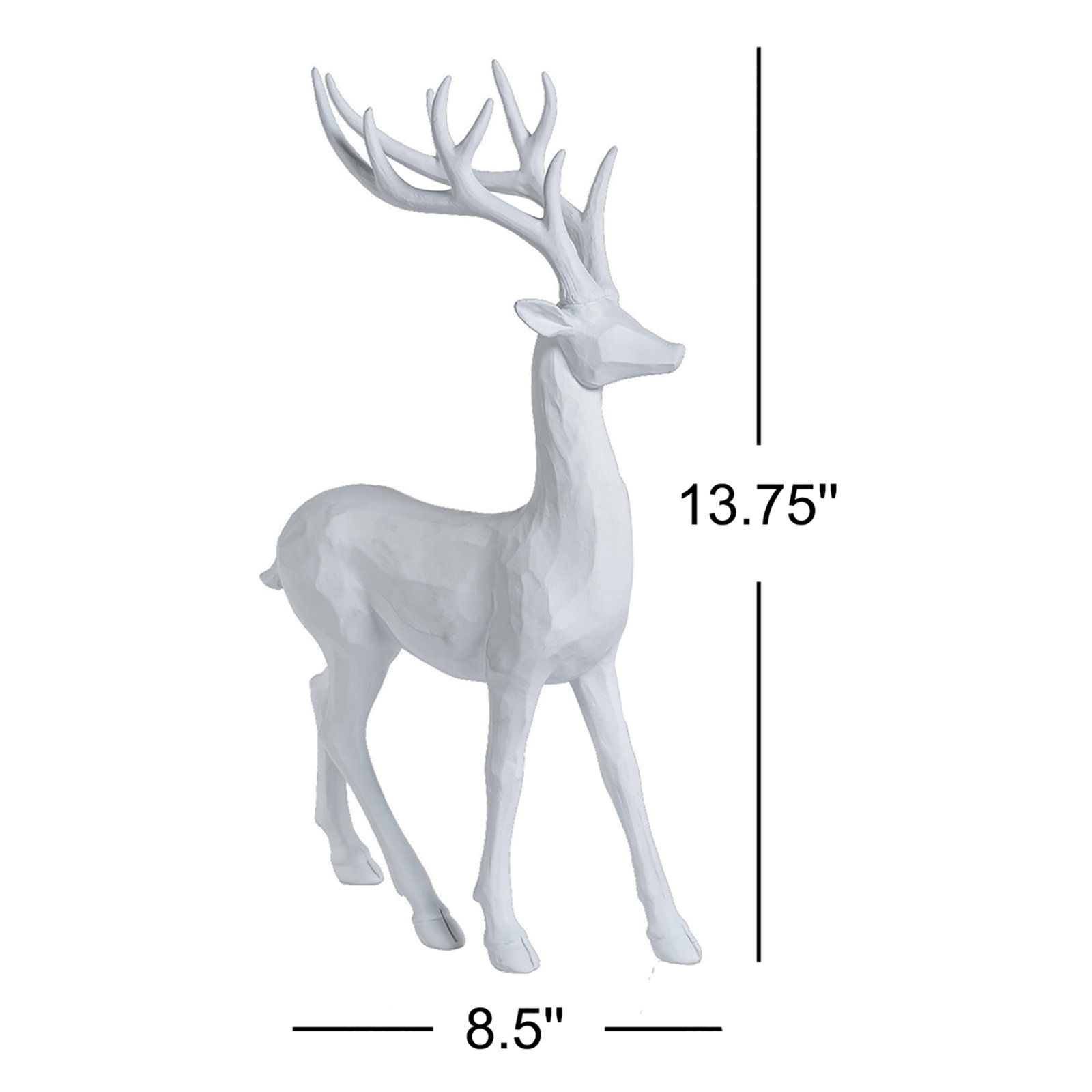 Poldi Decorative Resin Deer Figurines - Thumbnail 2