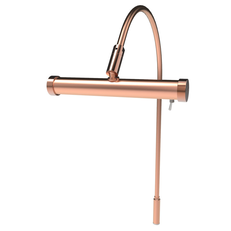Lampe pour tableau 6 lumières Gayleen, Cuivre