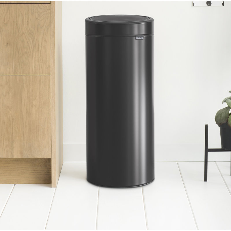 Brabantia 30 Litre Touch Bin, Black