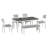 6 - Person Four Leg Dining Set-218473983-218473982-218473981