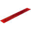 Tapis unique rose, rouge et rouge foncé 2 pi 7 po x 18 pi 6 po Overyed