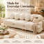 Canapé modulaire en chenille Veloria Comfy-1369701373