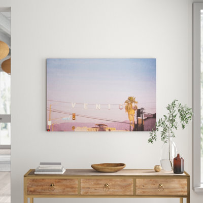 Venice in My Rearview 1 Piece Wall Art on Canvas